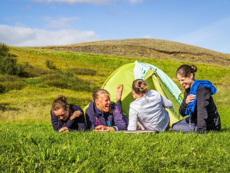 Meerdere campings IJsland