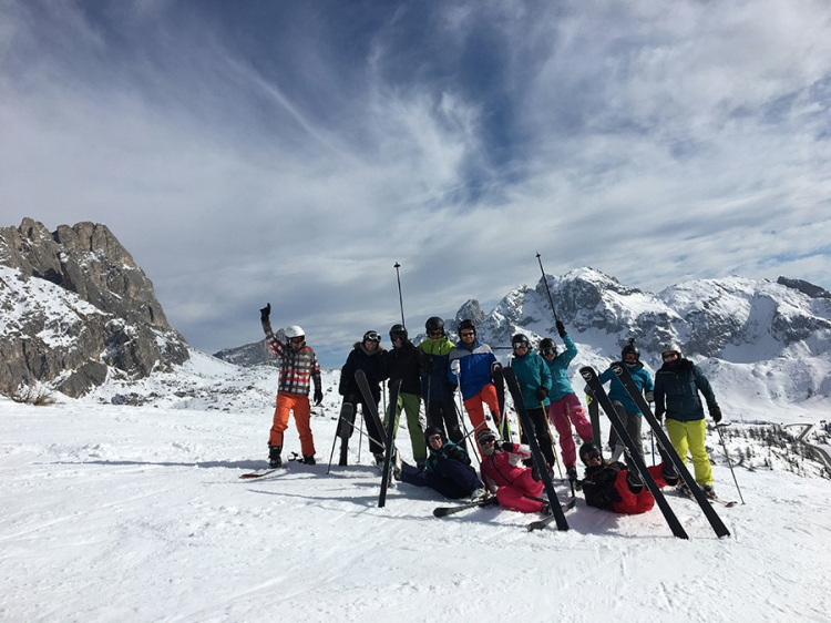 Singlereis Wintersport Huttentocht in Italië