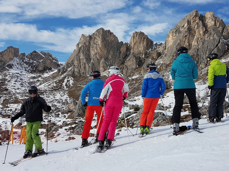 Singlereis Wintersport Huttentocht in Italië