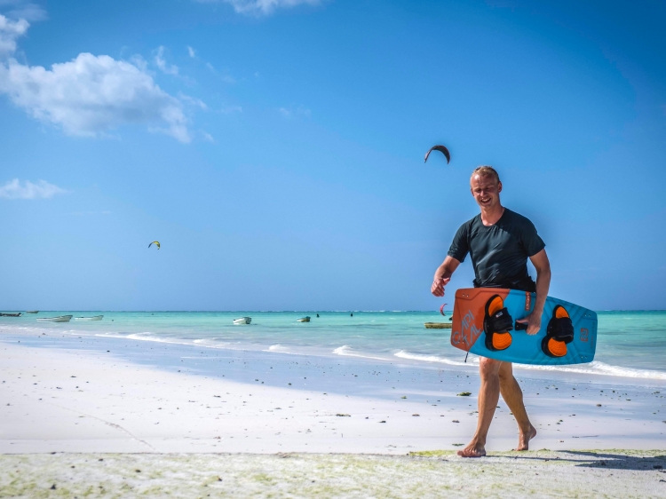 Groepsreis Kitesurf vakantie Op het tropische Zanzibar